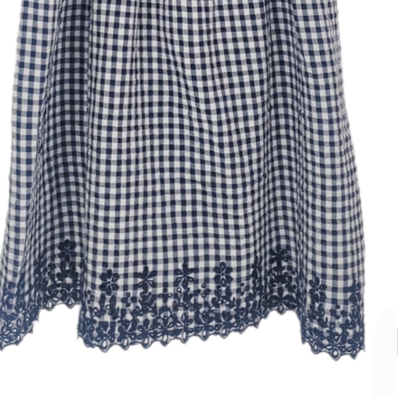 Draper James Gingham Dress- Size 10, Blue & White, Southern Charm & Elegance - Picture 4 of 8